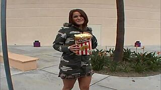 Savannah Stern Endures Double Penetration With Huge Black Cock In Outdoor Scene