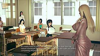 Polyturnon 11 features cute 3d outfit in monster cock creampie game