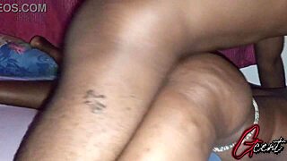 Watch this amateur rip clothes for big black cock orgasm!