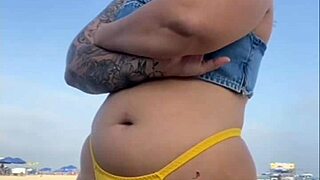 Made Him Hard at the Beach With My Flashing Moves, Oh Yeah!