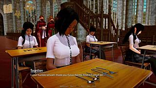 Big Tits On Display In Harem Hotel 384