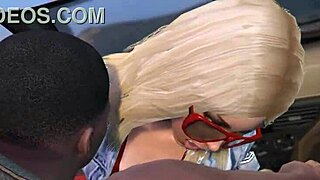 In GTA 5, Franklin picks up a hooker for some car action.