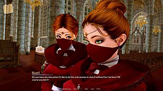 Big Tits On Display In Harem Hotel 384