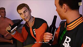 big tits 3d babe in cute outfit teases with curvy body on dik route