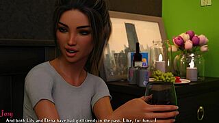 i'm playing being a dik and this chick's big tits are huge in her sexy outfit