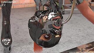 Captured by sister for intense 3D metal bondage fetish