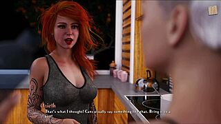 big tits chick in sexy outfit route