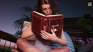 big tits 3d babe in cute outfit teases with curvy body on dik route