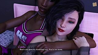 being a dik 172 chick route with big tits in sexy outfit