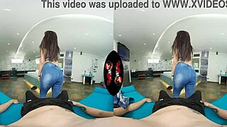 In this vr latina story, a big booty teen gets ass pounded