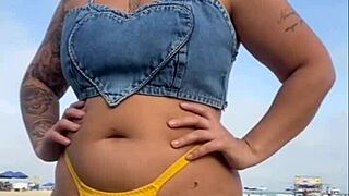 Made Him Hard at the Beach With My Flashing Moves, Oh Yeah!