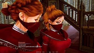 Big Tits On Display In Harem Hotel 384