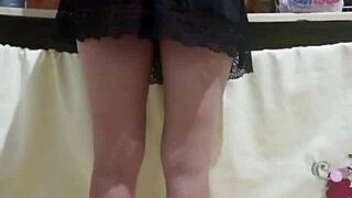 redhead employee flashes hot ass in kitchen driving me horny