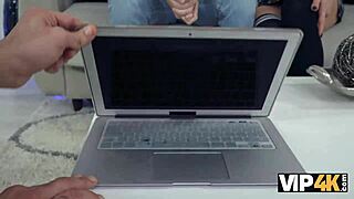 hey guys, i set a sex timer, banged the blondie, tricked her bf!