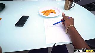 Bangbros - Eden West, suck that big cock and make your stepfather Jonathan Jordan explode on your face