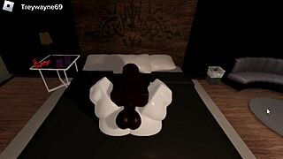 Femboy Gets Culeado By Su Papi Negro With Big Cock And Monster Cock Action