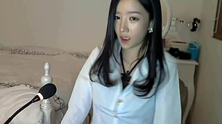 Park Nima Strips in School Uniform for HD Webcam
