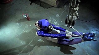 batgirl in distress bondage parody