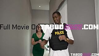 that milf is fucking the detective in her bedroom, so hot!