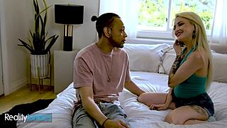 Stunning Blondie Side Fucked By Thick Cock?