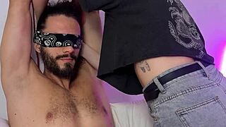 My hot best friend tied and tickled me hard