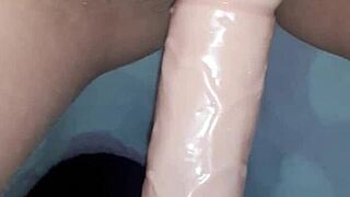 Vicio8586 Shares Couple Bets Update 4 with Pretty Amateurs Using Toys for Homemade Sex.