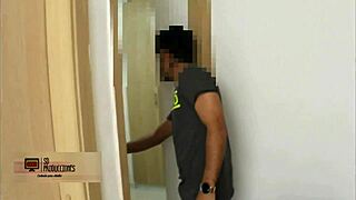 Hey, did you catch my stepsister noticing me jerking off? She bent over to help with deepthroat!