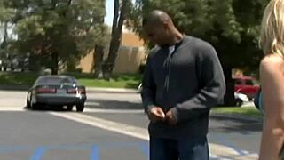 a hot busty milf takes cj wright's big black cock deep