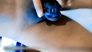 Piss in public toilet and masturbate right after in wild moment