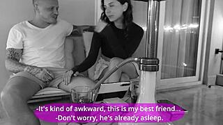 real cheating best friend plays with his wife