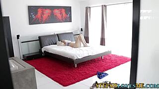 Blonde Teen Stepsis Gets Facial POV Cream