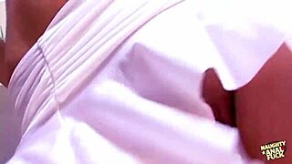 Horny Slut with Tiny 18+ Tits Craves BBC for Deep Anal