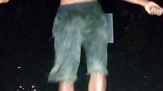 Beautiful woman poses in the park for photoshoot