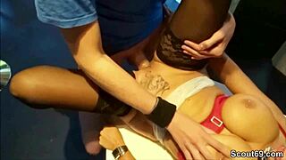 milf boss helps young german apprentice with his first hardcore fuck. it's a wild lesson.