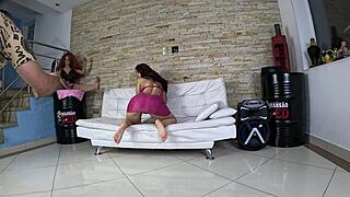 Newcomer Stefanie Silva dives into her first steamy backstage film.