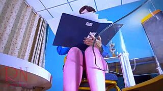 Sexretary engineer teases with upskirt views on shredder cam 2