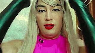 Transexual Rosadita Y Linda Performs