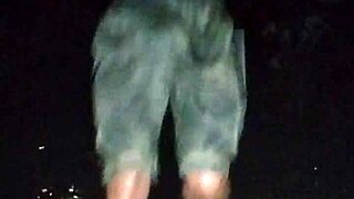 Beautiful woman poses in the park for photoshoot