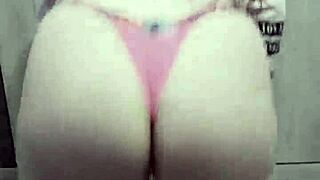 twerking in panties, shaking that big latina ass for intense sex!