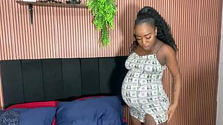 Pregnant Naughty Woman Shares Bed at Midnight with Perverted Brother-in-Law for Quick Fun