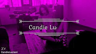 glamour lesbians have sensual sex at mercedes car wash