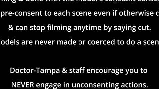 Kalani Luana, sucking twice before doctor bangs her in POV