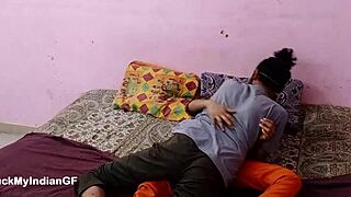 Indian Sexy Skinny Girlfriend Gets Seduced for Rough Sex After College