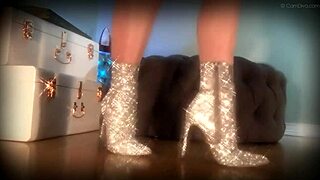 Blonde cutie begged for massage but craved sensual cock and cum