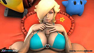 Playing 1 2 Switch with Big Tits.