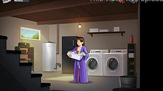 Summer Time Saga with Jenny and stepmom in steamy shower. Their wet encounter is epic!