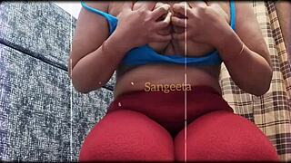 Sangeeta Pranavi shaves and talks in Hindi