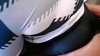 Amateur homemade video with tight scenes