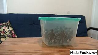 hot nadia, want to masturbate with these sexy soldiers in your cereal?