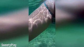 I got multiple creampies underwater, dripping with cum